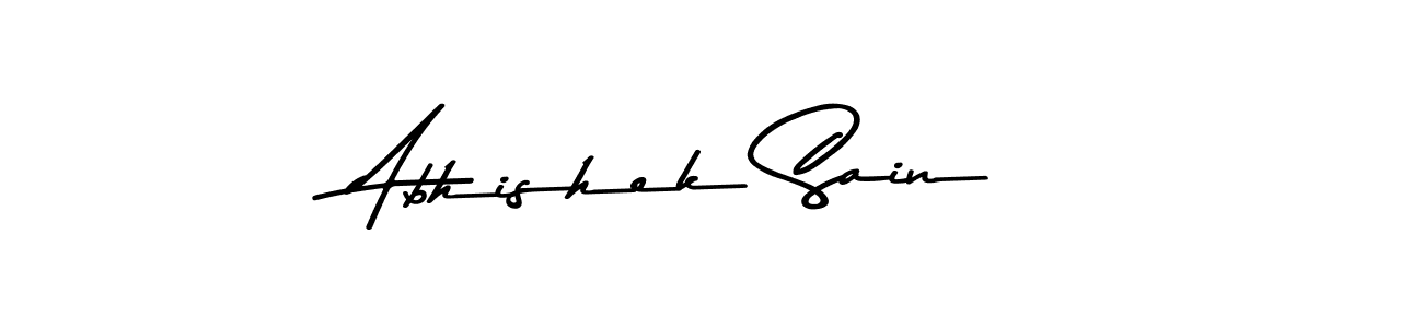 Also You can easily find your signature by using the search form. We will create Abhishek Sain name handwritten signature images for you free of cost using Asem Kandis PERSONAL USE sign style. Abhishek Sain signature style 9 images and pictures png