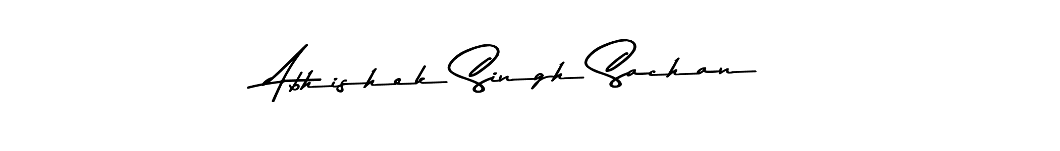 Design your own signature with our free online signature maker. With this signature software, you can create a handwritten (Asem Kandis PERSONAL USE) signature for name Abhishek Singh Sachan. Abhishek Singh Sachan signature style 9 images and pictures png