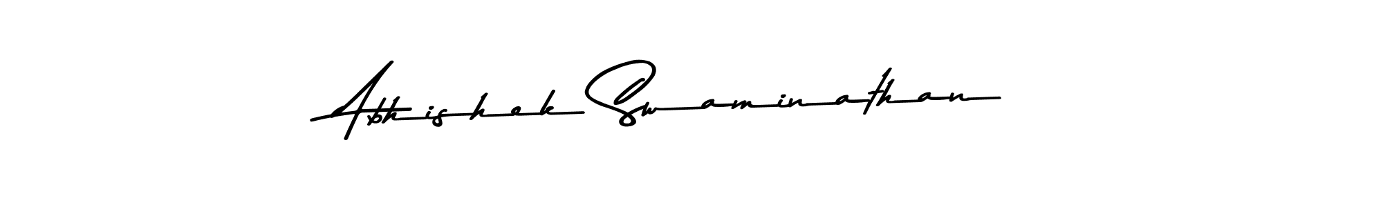Design your own signature with our free online signature maker. With this signature software, you can create a handwritten (Asem Kandis PERSONAL USE) signature for name Abhishek Swaminathan. Abhishek Swaminathan signature style 9 images and pictures png