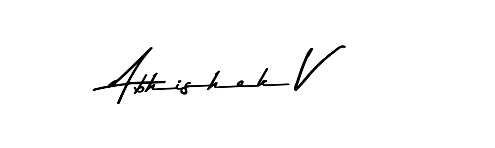 Here are the top 10 professional signature styles for the name Abhishek V. These are the best autograph styles you can use for your name. Abhishek V signature style 9 images and pictures png