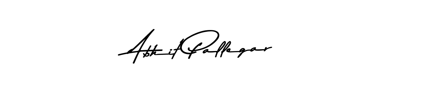 Use a signature maker to create a handwritten signature online. With this signature software, you can design (Asem Kandis PERSONAL USE) your own signature for name Abhit Pallegar. Abhit Pallegar signature style 9 images and pictures png