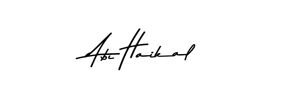 How to make Abi Haikal signature? Asem Kandis PERSONAL USE is a professional autograph style. Create handwritten signature for Abi Haikal name. Abi Haikal signature style 9 images and pictures png