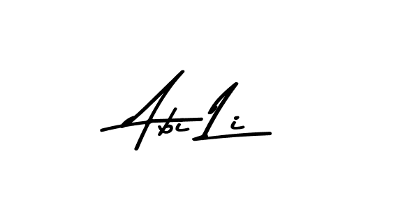 Abi Li stylish signature style. Best Handwritten Sign (Asem Kandis PERSONAL USE) for my name. Handwritten Signature Collection Ideas for my name Abi Li. Abi Li signature style 9 images and pictures png