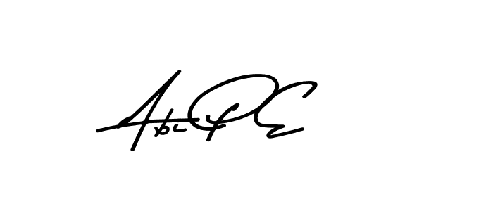 Use a signature maker to create a handwritten signature online. With this signature software, you can design (Asem Kandis PERSONAL USE) your own signature for name Abi P E. Abi P E signature style 9 images and pictures png