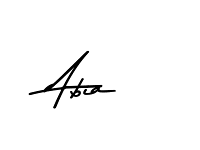 How to make Abia name signature. Use Asem Kandis PERSONAL USE style for creating short signs online. This is the latest handwritten sign. Abia signature style 9 images and pictures png