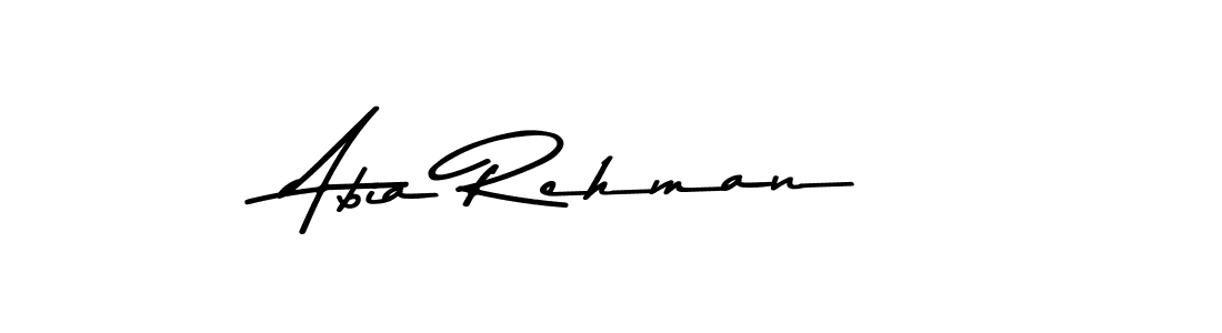 Abia Rehman stylish signature style. Best Handwritten Sign (Asem Kandis PERSONAL USE) for my name. Handwritten Signature Collection Ideas for my name Abia Rehman. Abia Rehman signature style 9 images and pictures png