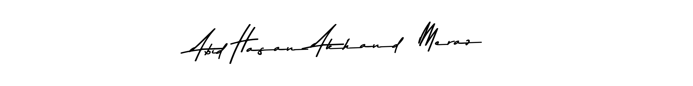 Create a beautiful signature design for name Abid Hasan Akhand  Meraz. With this signature (Asem Kandis PERSONAL USE) fonts, you can make a handwritten signature for free. Abid Hasan Akhand  Meraz signature style 9 images and pictures png