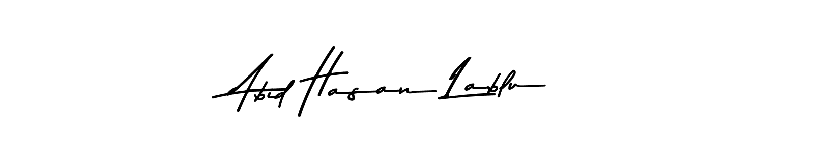 Asem Kandis PERSONAL USE is a professional signature style that is perfect for those who want to add a touch of class to their signature. It is also a great choice for those who want to make their signature more unique. Get Abid Hasan Lablu name to fancy signature for free. Abid Hasan Lablu signature style 9 images and pictures png