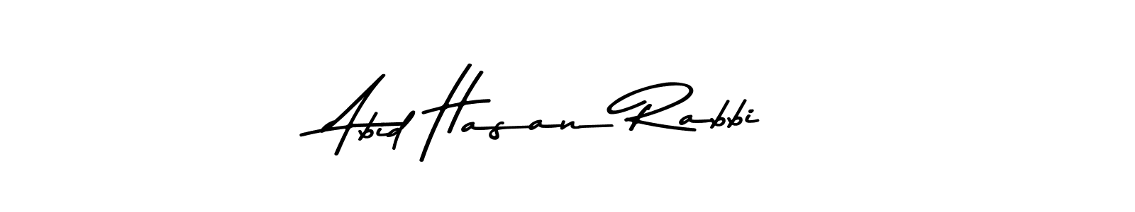 Create a beautiful signature design for name Abid Hasan Rabbi. With this signature (Asem Kandis PERSONAL USE) fonts, you can make a handwritten signature for free. Abid Hasan Rabbi signature style 9 images and pictures png