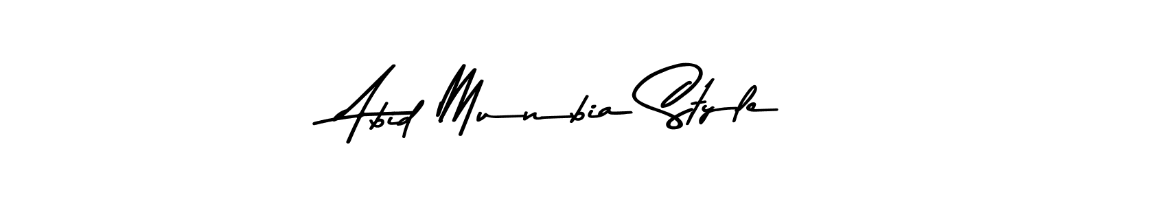 Make a beautiful signature design for name Abid Munbia Style. Use this online signature maker to create a handwritten signature for free. Abid Munbia Style signature style 9 images and pictures png