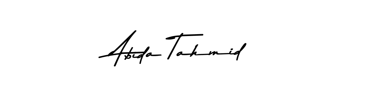 Design your own signature with our free online signature maker. With this signature software, you can create a handwritten (Asem Kandis PERSONAL USE) signature for name Abida Tahmid. Abida Tahmid signature style 9 images and pictures png
