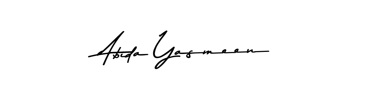 Make a beautiful signature design for name Abida Yasmeen. With this signature (Asem Kandis PERSONAL USE) style, you can create a handwritten signature for free. Abida Yasmeen signature style 9 images and pictures png