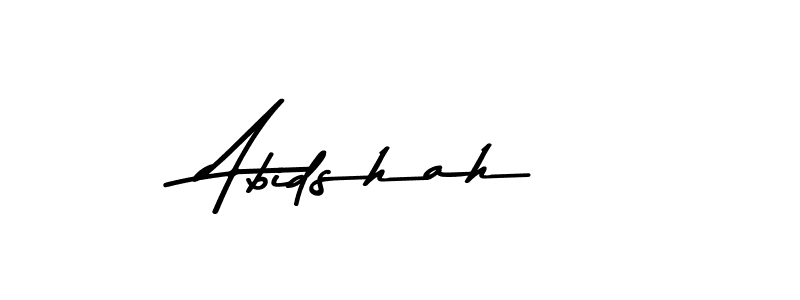 Create a beautiful signature design for name Abidshah. With this signature (Asem Kandis PERSONAL USE) fonts, you can make a handwritten signature for free. Abidshah signature style 9 images and pictures png
