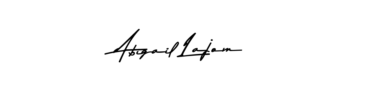 It looks lik you need a new signature style for name Abigail Lajom. Design unique handwritten (Asem Kandis PERSONAL USE) signature with our free signature maker in just a few clicks. Abigail Lajom signature style 9 images and pictures png