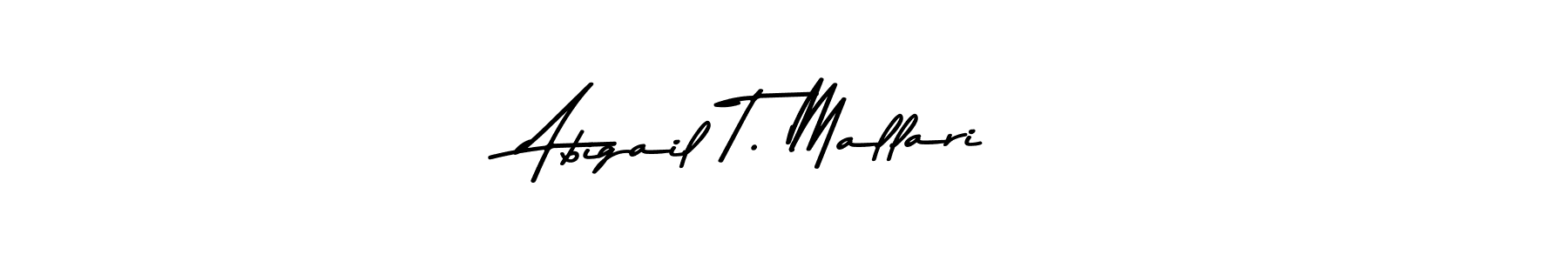 Check out images of Autograph of Abigail T. Mallari name. Actor Abigail T. Mallari Signature Style. Asem Kandis PERSONAL USE is a professional sign style online. Abigail T. Mallari signature style 9 images and pictures png