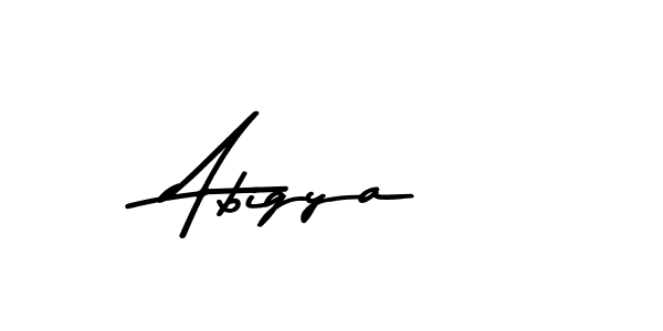 Create a beautiful signature design for name Abigya. With this signature (Asem Kandis PERSONAL USE) fonts, you can make a handwritten signature for free. Abigya signature style 9 images and pictures png