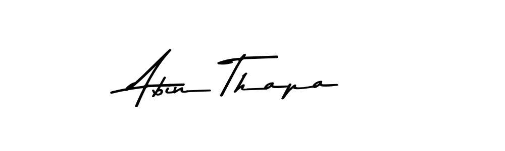 Make a beautiful signature design for name Abin Thapa. Use this online signature maker to create a handwritten signature for free. Abin Thapa signature style 9 images and pictures png
