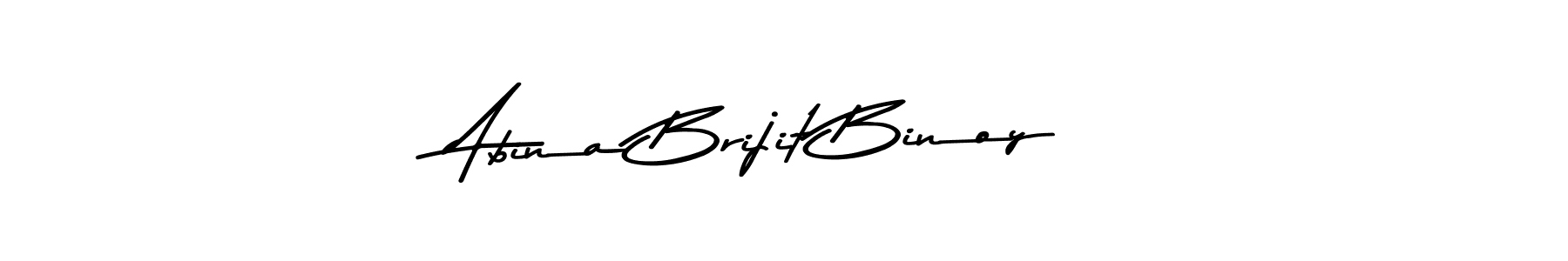 You should practise on your own different ways (Asem Kandis PERSONAL USE) to write your name (Abina Brijit Binoy) in signature. don't let someone else do it for you. Abina Brijit Binoy signature style 9 images and pictures png