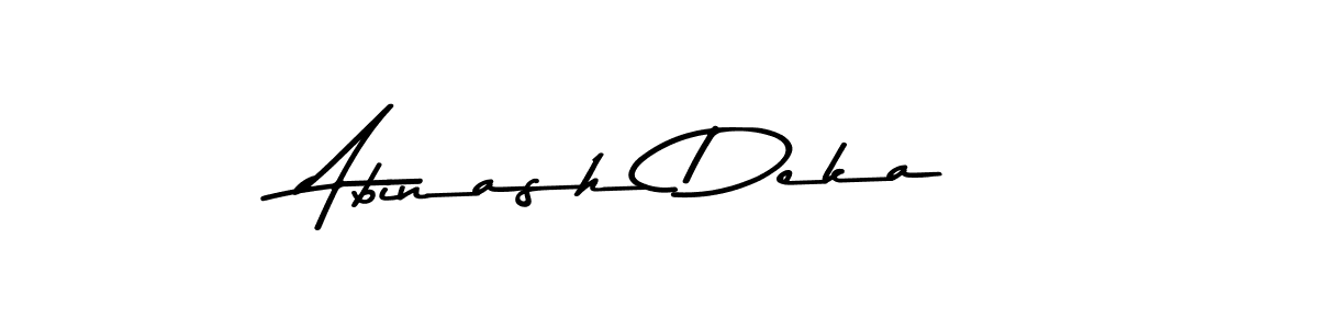 Asem Kandis PERSONAL USE is a professional signature style that is perfect for those who want to add a touch of class to their signature. It is also a great choice for those who want to make their signature more unique. Get Abinash Deka name to fancy signature for free. Abinash Deka signature style 9 images and pictures png