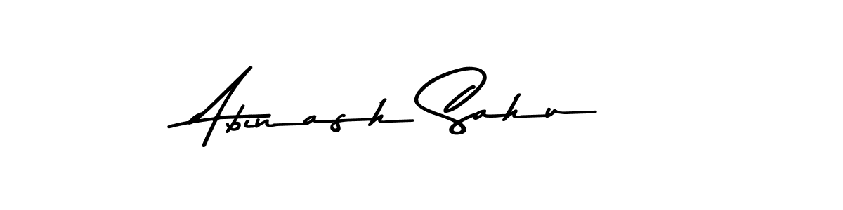 How to make Abinash Sahu name signature. Use Asem Kandis PERSONAL USE style for creating short signs online. This is the latest handwritten sign. Abinash Sahu signature style 9 images and pictures png