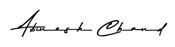 Style your name Abinesh Chand with confidence using Asem Kandis PERSONAL USE signature design. Simple, elegant, and ready for immediate document use. Abinesh Chand signature style 9 images and pictures png
