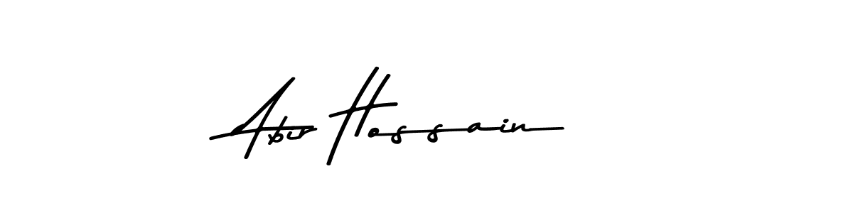 Create a beautiful signature design for name Abir Hossain. With this signature (Asem Kandis PERSONAL USE) fonts, you can make a handwritten signature for free. Abir Hossain signature style 9 images and pictures png