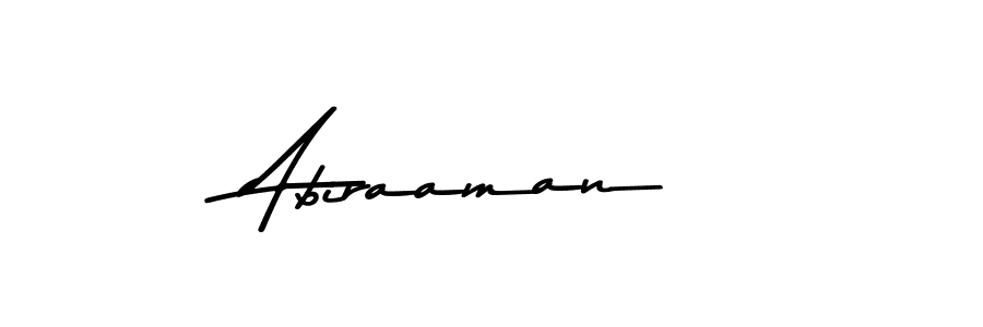 Make a beautiful signature design for name Abiraaman. With this signature (Asem Kandis PERSONAL USE) style, you can create a handwritten signature for free. Abiraaman signature style 9 images and pictures png