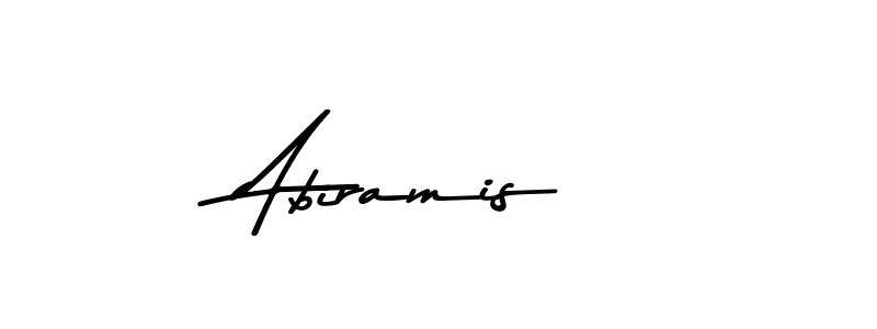 The best way (Asem Kandis PERSONAL USE) to make a short signature is to pick only two or three words in your name. The name Abiramis include a total of six letters. For converting this name. Abiramis signature style 9 images and pictures png
