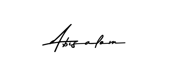 Design your own signature with our free online signature maker. With this signature software, you can create a handwritten (Asem Kandis PERSONAL USE) signature for name Abisalom. Abisalom signature style 9 images and pictures png