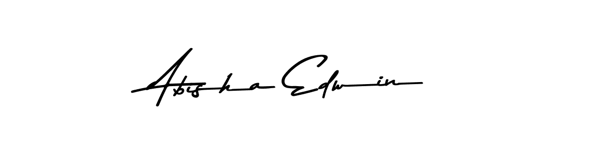 The best way (Asem Kandis PERSONAL USE) to make a short signature is to pick only two or three words in your name. The name Abisha Edwin include a total of six letters. For converting this name. Abisha Edwin signature style 9 images and pictures png