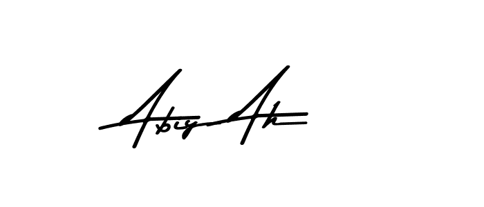 The best way (Asem Kandis PERSONAL USE) to make a short signature is to pick only two or three words in your name. The name Abiy Ah include a total of six letters. For converting this name. Abiy Ah signature style 9 images and pictures png