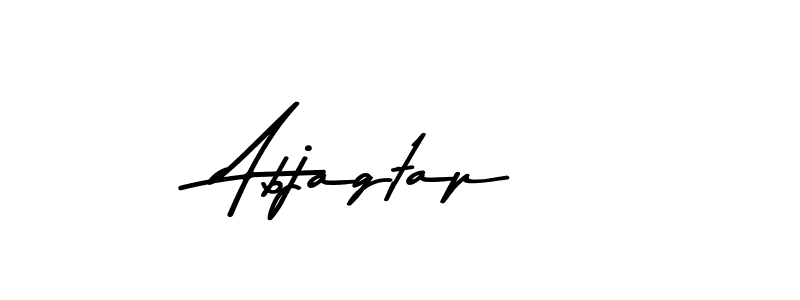 How to make Abjagtap signature? Asem Kandis PERSONAL USE is a professional autograph style. Create handwritten signature for Abjagtap name. Abjagtap signature style 9 images and pictures png