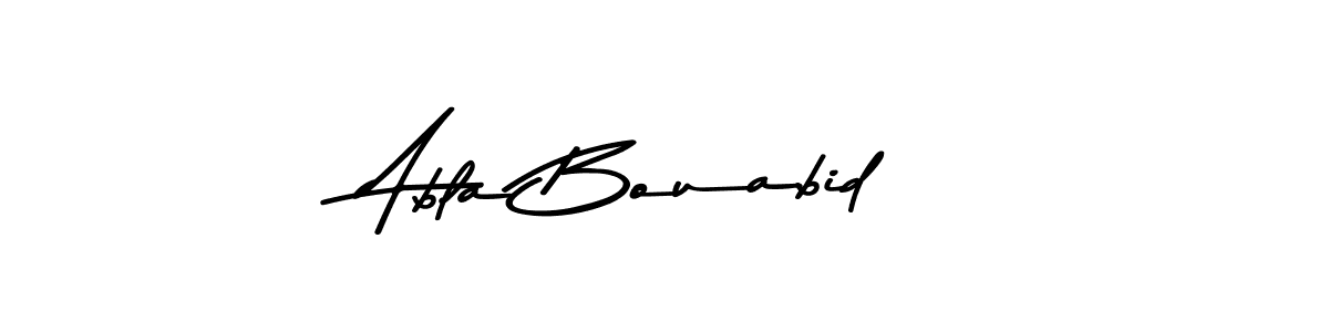 Abla Bouabid stylish signature style. Best Handwritten Sign (Asem Kandis PERSONAL USE) for my name. Handwritten Signature Collection Ideas for my name Abla Bouabid. Abla Bouabid signature style 9 images and pictures png