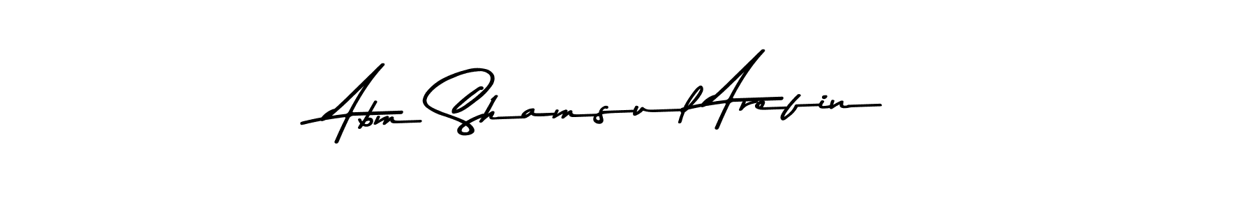 Make a beautiful signature design for name Abm Shamsul Arefin. Use this online signature maker to create a handwritten signature for free. Abm Shamsul Arefin signature style 9 images and pictures png
