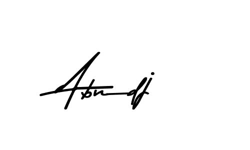 Similarly Asem Kandis PERSONAL USE is the best handwritten signature design. Signature creator online .You can use it as an online autograph creator for name Abndj. Abndj signature style 9 images and pictures png