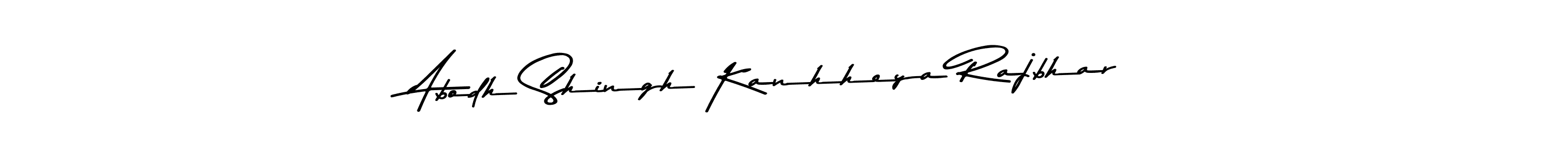 Also we have Abodh Shingh Kanhheya Rajbhar name is the best signature style. Create professional handwritten signature collection using Asem Kandis PERSONAL USE autograph style. Abodh Shingh Kanhheya Rajbhar signature style 9 images and pictures png