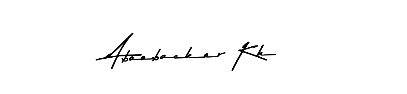 Make a beautiful signature design for name Aboobacker Kh. Use this online signature maker to create a handwritten signature for free. Aboobacker Kh signature style 9 images and pictures png