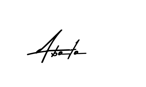 You should practise on your own different ways (Asem Kandis PERSONAL USE) to write your name (Aboto) in signature. don't let someone else do it for you. Aboto signature style 9 images and pictures png