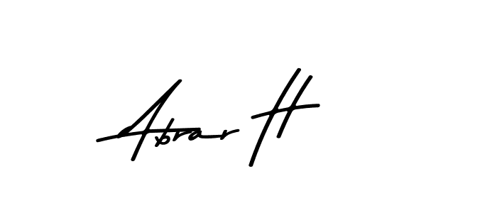 You can use this online signature creator to create a handwritten signature for the name Abrar H. This is the best online autograph maker. Abrar H signature style 9 images and pictures png