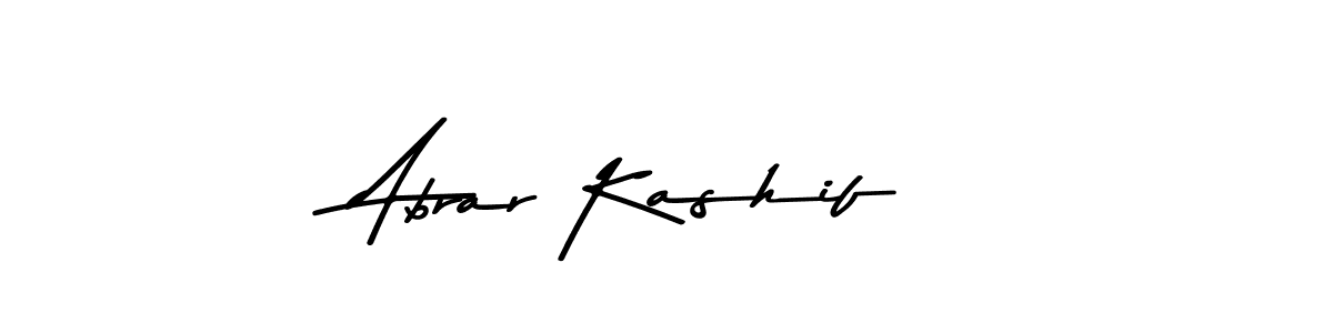 How to make Abrar Kashif name signature. Use Asem Kandis PERSONAL USE style for creating short signs online. This is the latest handwritten sign. Abrar Kashif signature style 9 images and pictures png