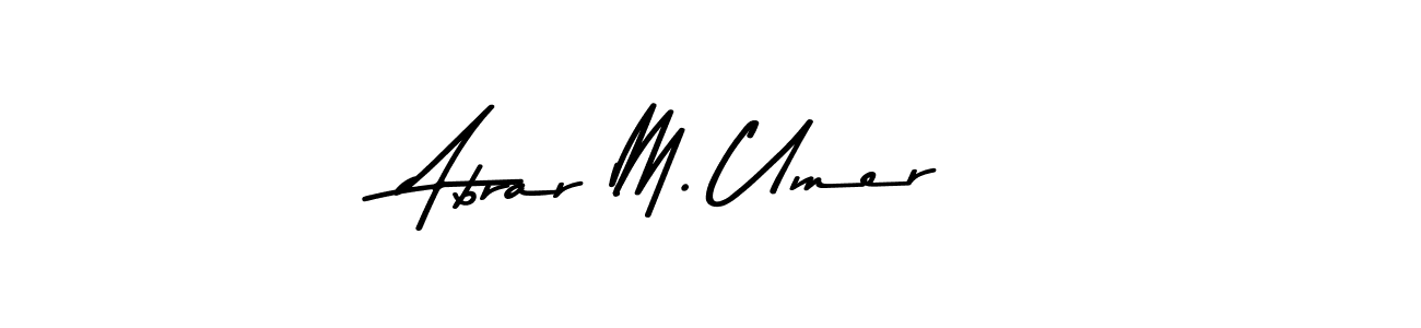 Use a signature maker to create a handwritten signature online. With this signature software, you can design (Asem Kandis PERSONAL USE) your own signature for name Abrar M. Umer. Abrar M. Umer signature style 9 images and pictures png