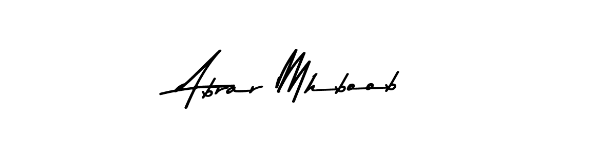 Make a beautiful signature design for name Abrar Mhboob. Use this online signature maker to create a handwritten signature for free. Abrar Mhboob signature style 9 images and pictures png