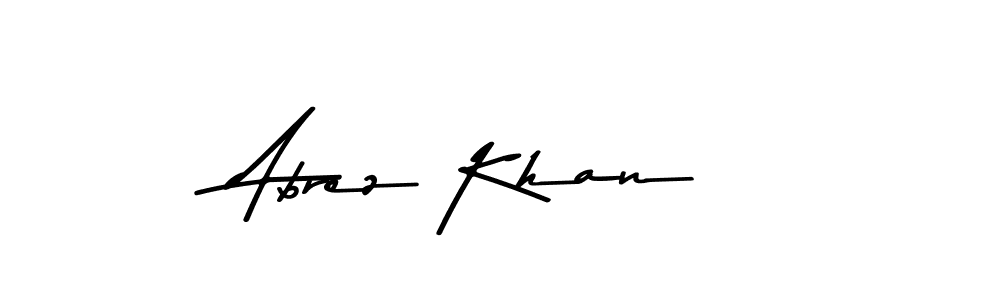 Abrez Khan stylish signature style. Best Handwritten Sign (Asem Kandis PERSONAL USE) for my name. Handwritten Signature Collection Ideas for my name Abrez Khan. Abrez Khan signature style 9 images and pictures png