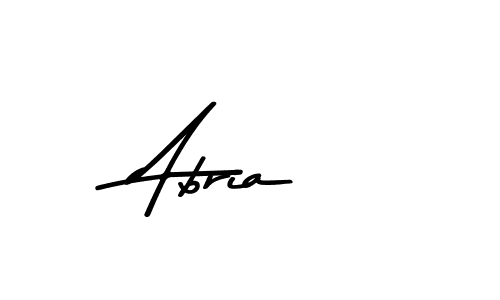 You should practise on your own different ways (Asem Kandis PERSONAL USE) to write your name (Abria) in signature. don't let someone else do it for you. Abria signature style 9 images and pictures png