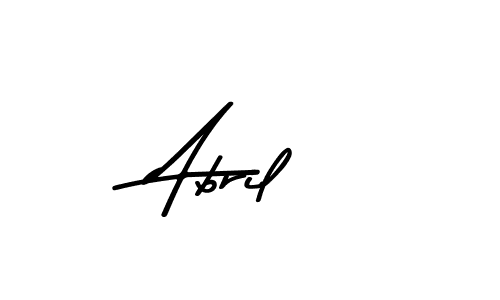 You should practise on your own different ways (Asem Kandis PERSONAL USE) to write your name (Abril) in signature. don't let someone else do it for you. Abril signature style 9 images and pictures png