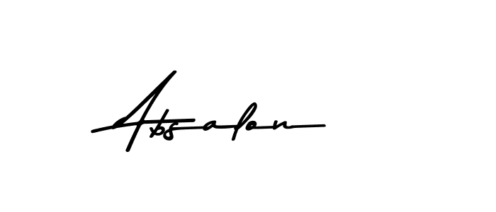 Similarly Asem Kandis PERSONAL USE is the best handwritten signature design. Signature creator online .You can use it as an online autograph creator for name Absalon. Absalon signature style 9 images and pictures png