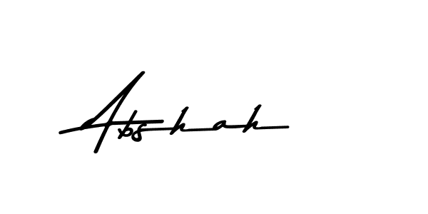 Use a signature maker to create a handwritten signature online. With this signature software, you can design (Asem Kandis PERSONAL USE) your own signature for name Abshah. Abshah signature style 9 images and pictures png