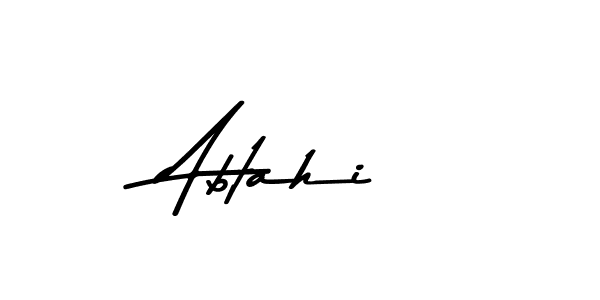 Asem Kandis PERSONAL USE is a professional signature style that is perfect for those who want to add a touch of class to their signature. It is also a great choice for those who want to make their signature more unique. Get Abtahi name to fancy signature for free. Abtahi signature style 9 images and pictures png