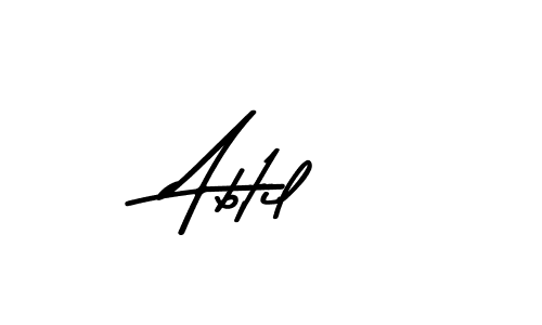 This is the best signature style for the Abtil name. Also you like these signature font (Asem Kandis PERSONAL USE). Mix name signature. Abtil signature style 9 images and pictures png