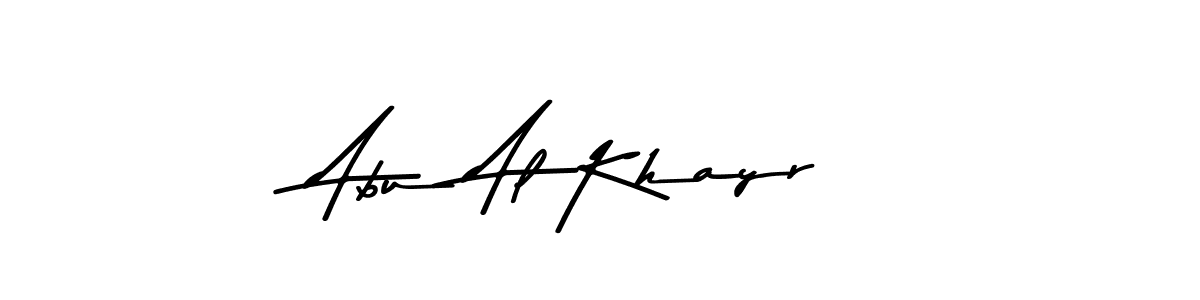 Also You can easily find your signature by using the search form. We will create Abu Al Khayr name handwritten signature images for you free of cost using Asem Kandis PERSONAL USE sign style. Abu Al Khayr signature style 9 images and pictures png